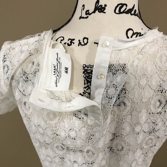 H&M | Lace Top — Size 4 - Picture 3 of 5